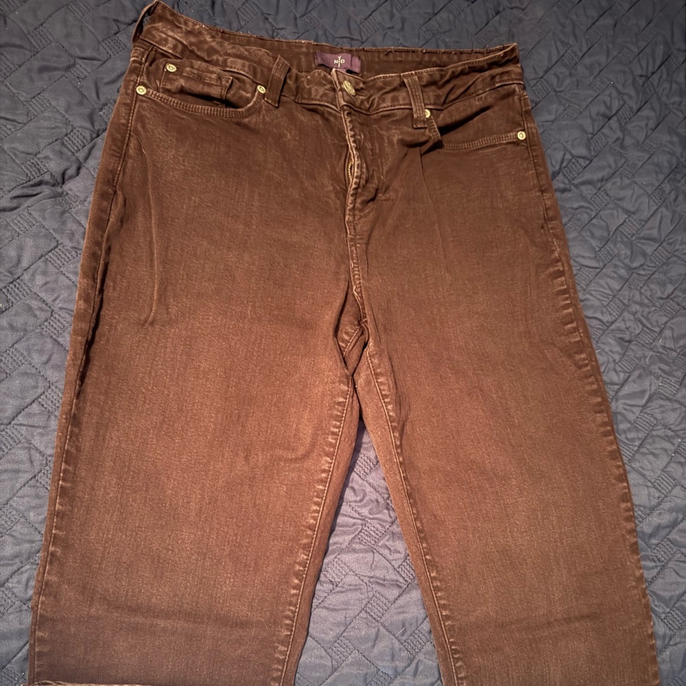 NYDJ Black Flare & Wide Leg Jeans